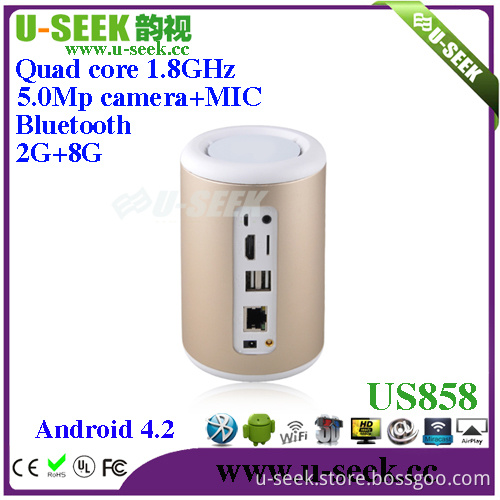 Rk3188 Quad Core Hot Selling High Feature HD Live TV Box Android TV Box Us858